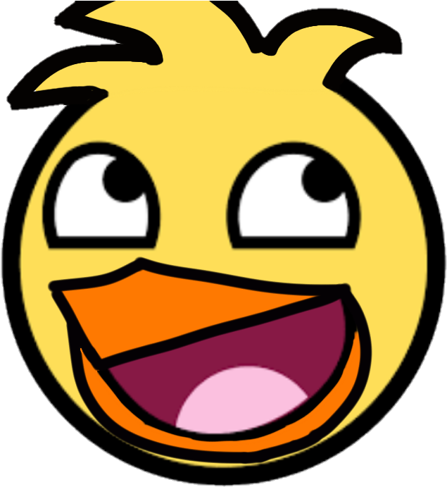 U Lol Icon - Awesome Face Hd (826x744)