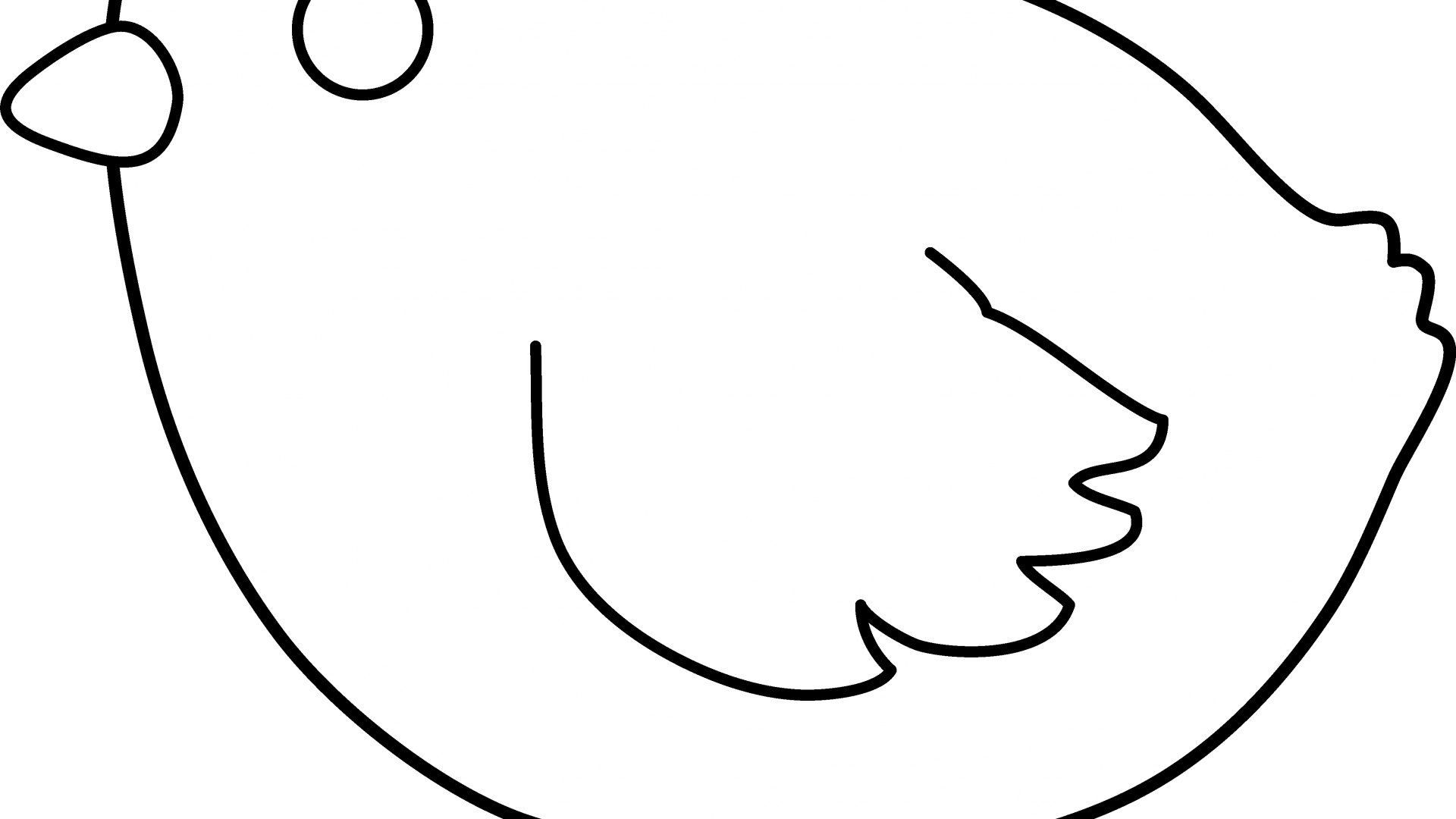 Baby Chick And Big Easter Egg Coloring Pages Printable - Coloring Book (1920x1080)