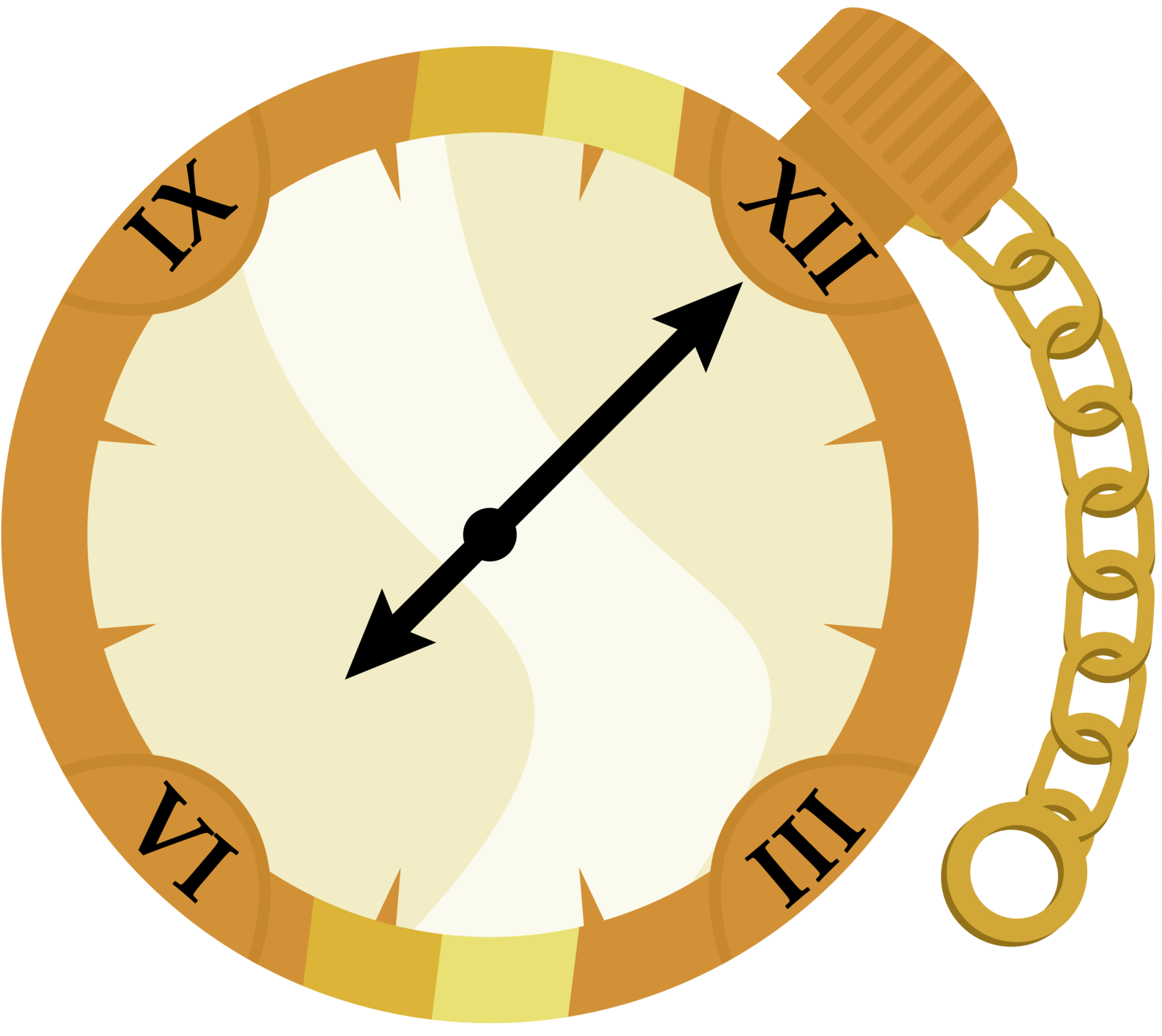 Tick Tock's Cutie Mark [request] By Lahirien - Mlp Clock Cutie Mark (1600x1413)