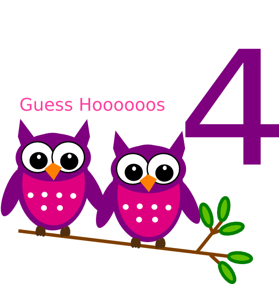 4th Birthday Owl Clip Art - Pregnancy (600x582)