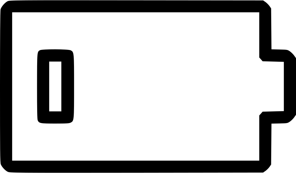 Battery Charge Empty Comments - Low Battery Icon Png (980x572)