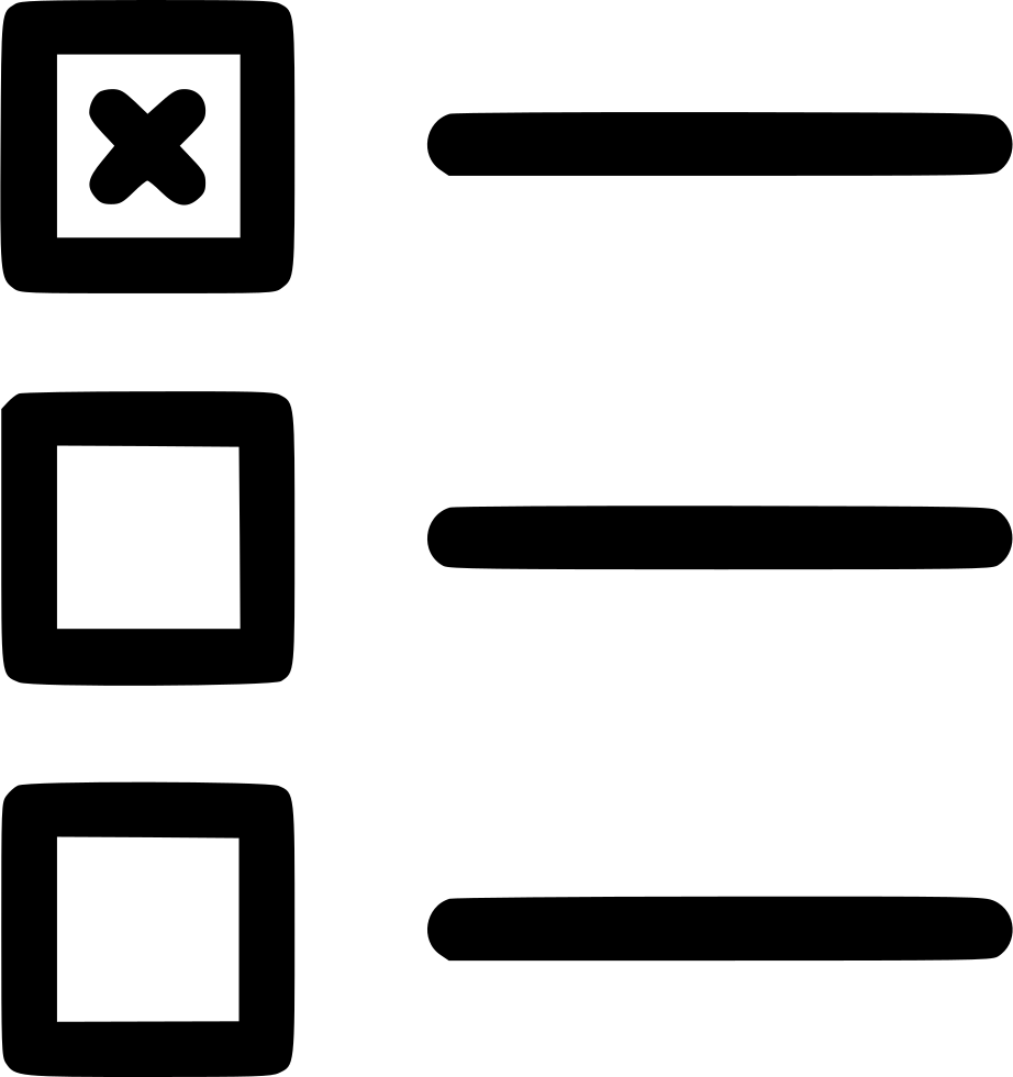 Bullets List Checkbox Comments - Icon (922x980)