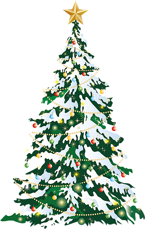 Christmas Tree Christmas Card Clip Art - Christmas Tree Png Hd (683x1000)