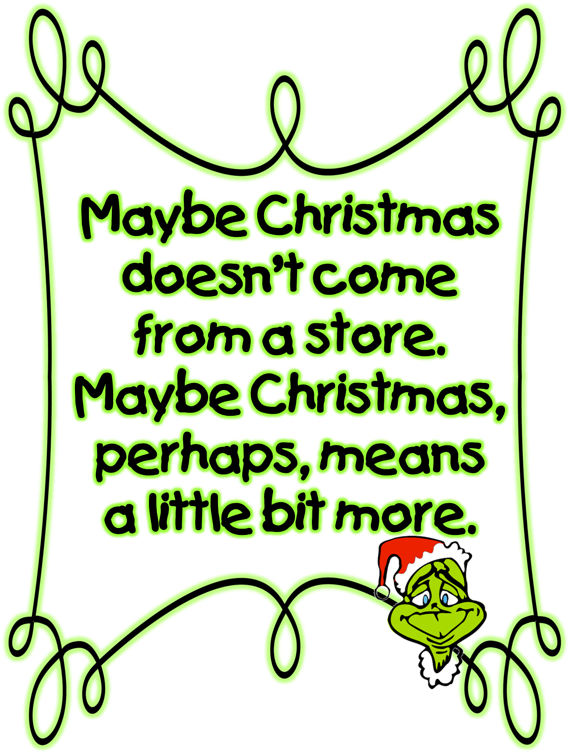 Best Of Christmas Grinch Clip Art Medium Size - You're A Mean One, Mr. Grinch (1163x1538)