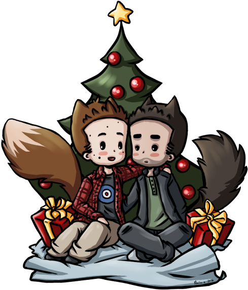 Christmas Tree Silhouette Clip Art - Christmas Tree (500x584)