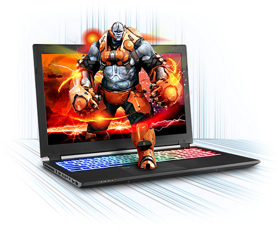 Sager Np8953 Gaming Laptop - Laptop (560x498)