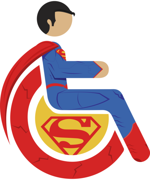 Adaptive Superman - Superman In A Wheelchair (500x600)