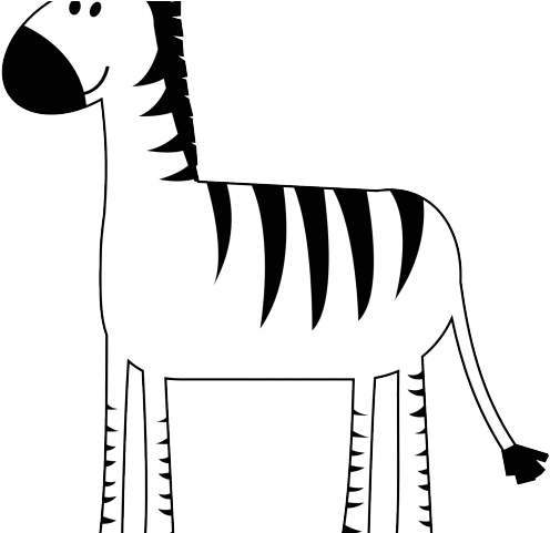 Baby Zebra Clipart - Clip Art (640x480)