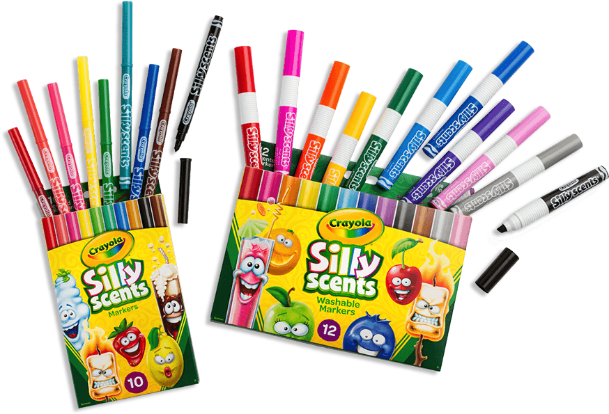 Index Crayolacom - Crayola - 12 Silly Scents Chisel Tip Markers (955x685)