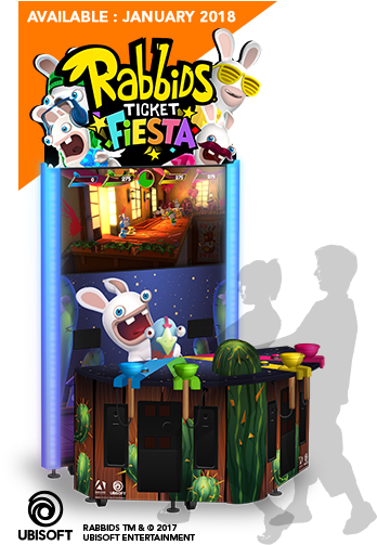 Rabbids Ticket Fiesta By Adrenaline Amusements - Rabbids Go Home Wii (349x516)