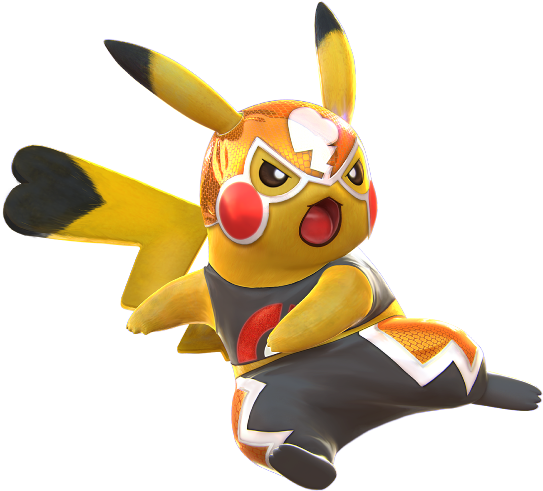 Pokken Tournament Pikachu Libre (1200x1200)