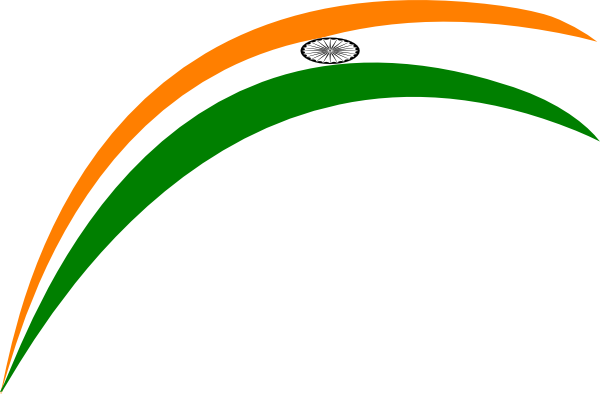 Indian Flag Background Png (600x394)