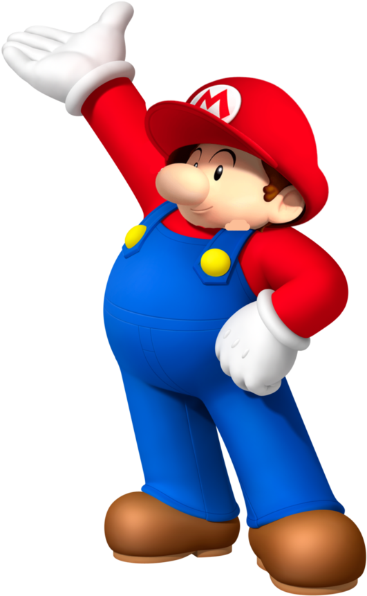 Mario Baby By Zebraboy123 - Charles Martinet Signed Autographed 11x14 Photo Mario (774x1031)