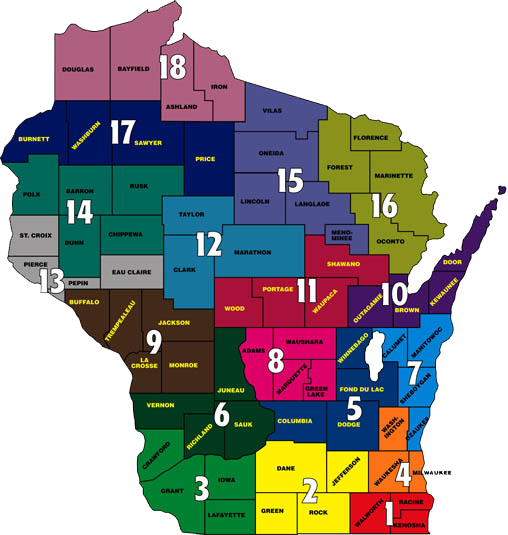 Index Dane County Clerk Of Courts - Map (508x535)