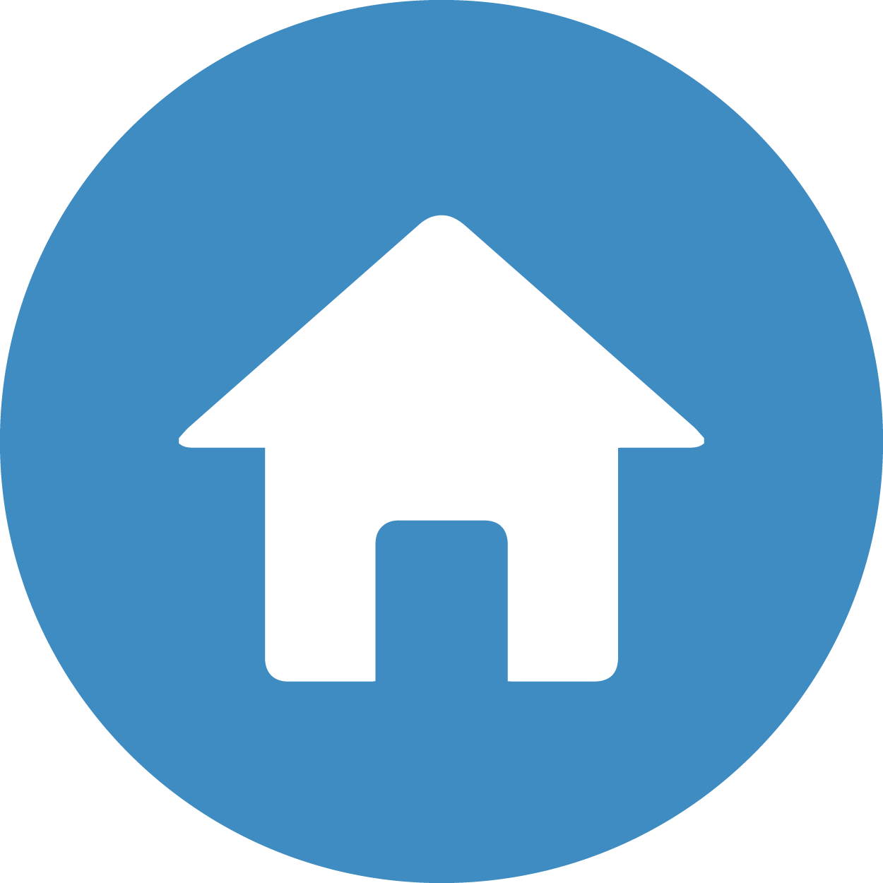 Blue Home Button Png Www Pixshark Com Images Galleries - Linked In Logo Rund (1250x1250)