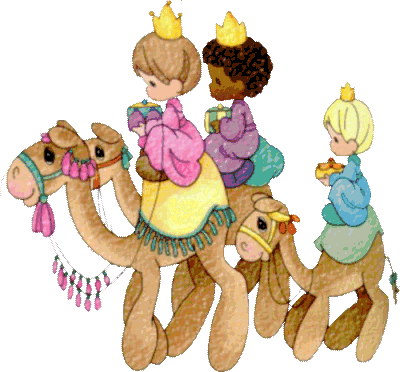 El Camello Cojito - Precious Moments Nativity Clipart (400x372)
