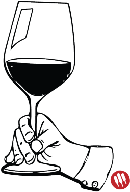 9 Wine Etiquette Habits To Know - Holding Wine Glass Png (400x400)