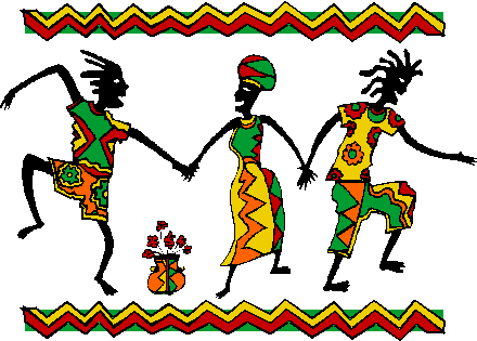 Dancing Clipart Group Dance - African Dance Clipart (440x315)