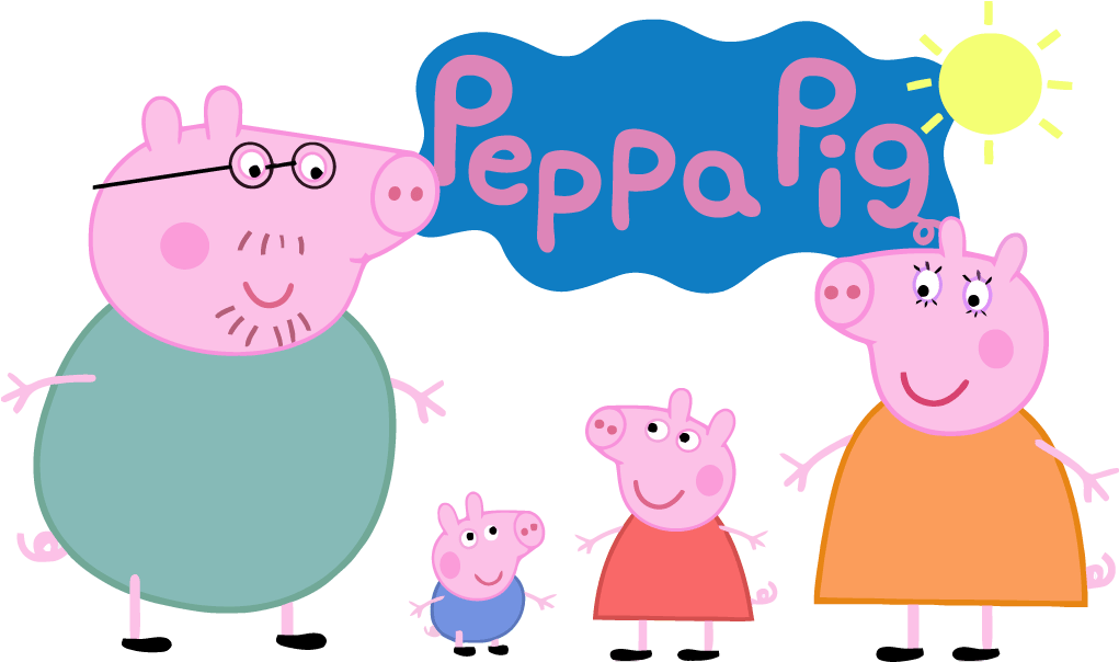 Peppa Pig Family Png (1020x680)