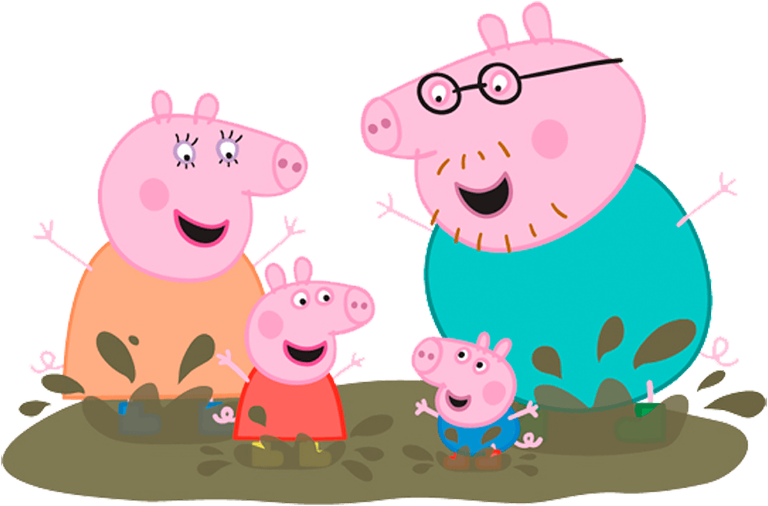 Peppa Pig Live In South Africa - Peppa Pig Wall Stickers (1103x727)