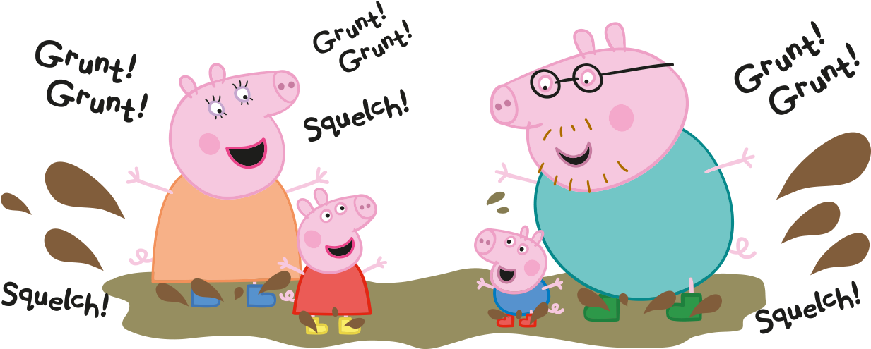 Peppa Pig Is Created By Neville Astley And Mark Baker - Cartoon (1300x567)