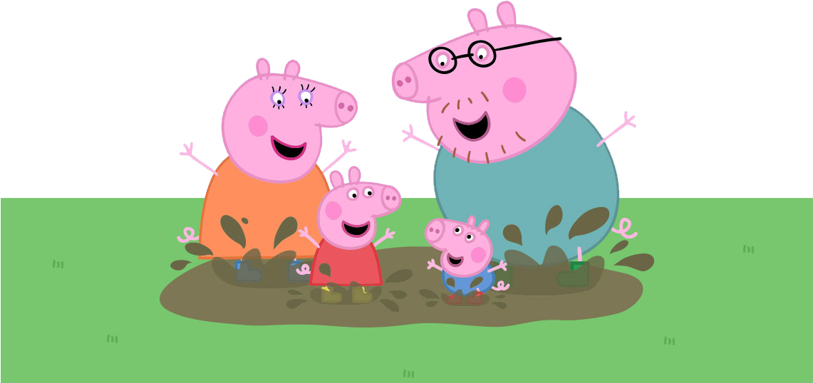 Pig's Garden, Get Creative With Our Unique Colouring - Peppa Pig Pics To Print (1140x580)