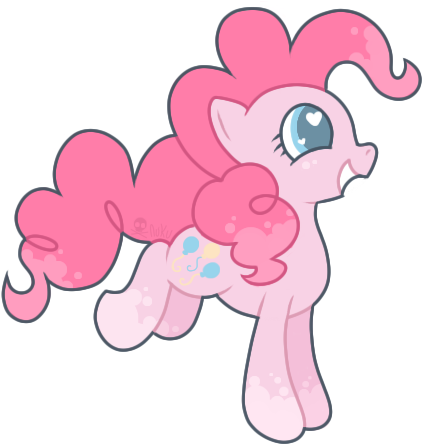 Pinkie Pie By Catawump - Cartoon (468x448)