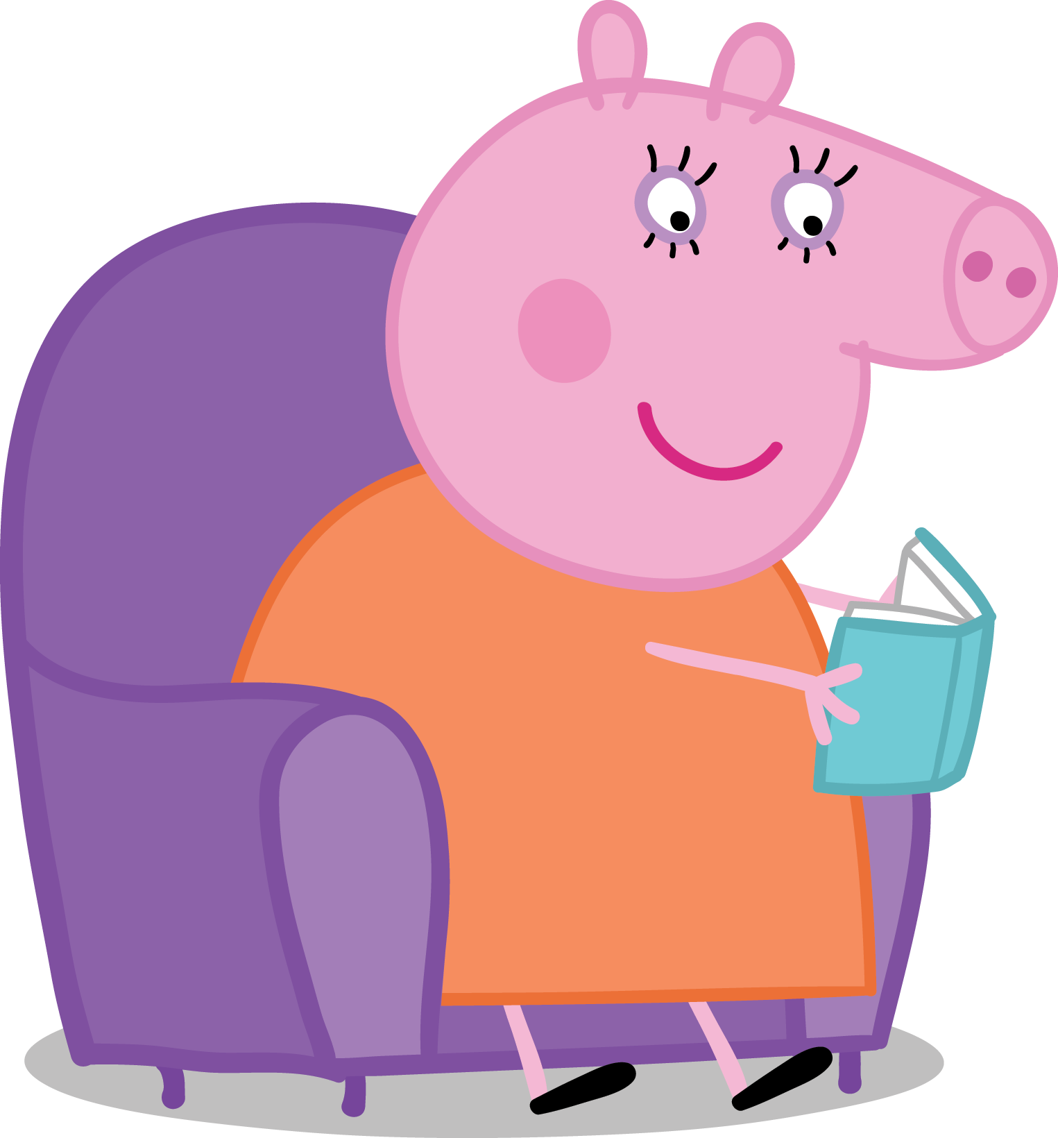 Peppa Pig Reading Book (1525x1640)