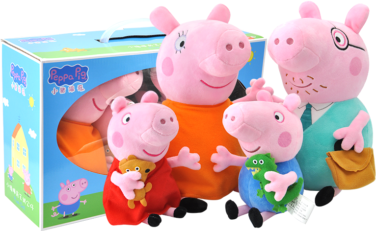 Peppa Pig Plush Toys Peggy Dolls George Big Pillows - 小 猪 佩 奇 玩偶 (800x800)
