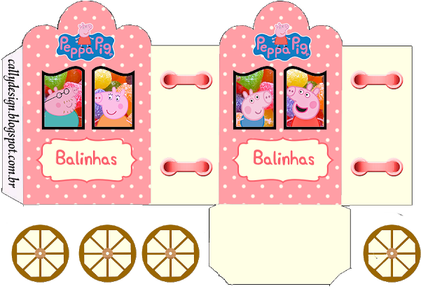 Peppa Pig And Family - Carrinho Pipoca Junina Imprimir (640x443)