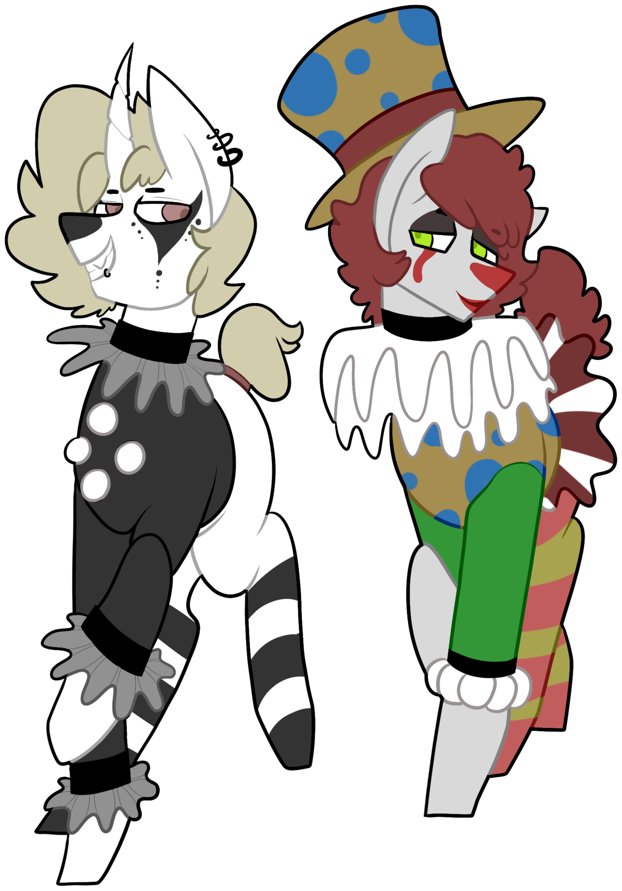 Bingo And Charlie By Clown-around - Cartoon (1280x1818)