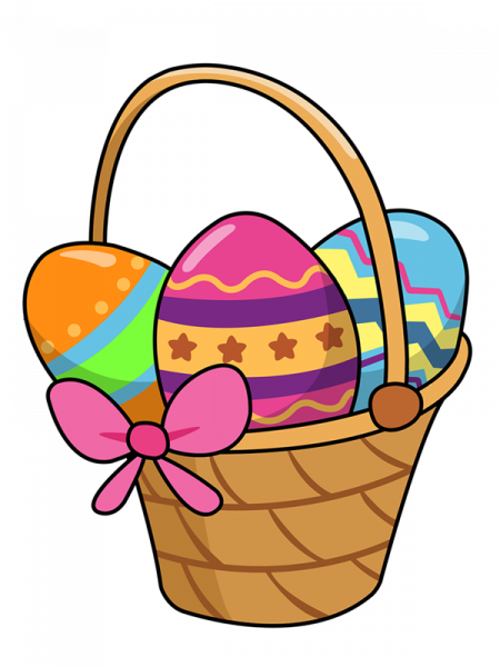 We'll Be Closed On Sunday, April 1st So That We Can - Easter Basket Clip Art (450x600)