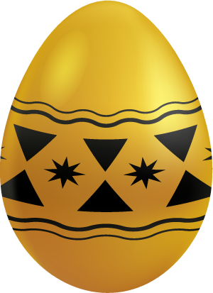 Click On 1 Of The Golden Eggs To Reveal Your Prize - Easter (300x413)