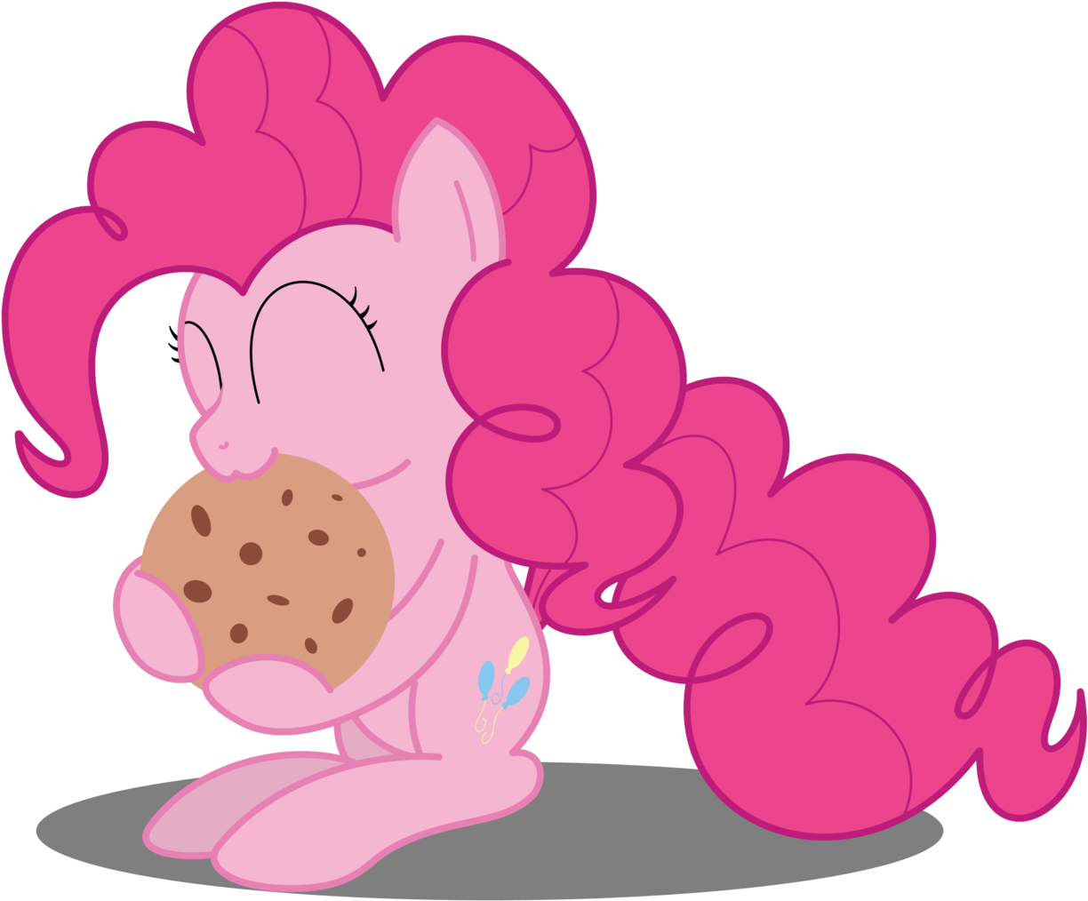 Bladedragoon7575, Cookie, Cute, Diapinkes, Eating, - Pinkie Pie And Gummy (1252x1024)