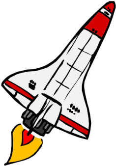 Nasa Spaceship Clipart - Animated Picture Of Spaceship (333x435)