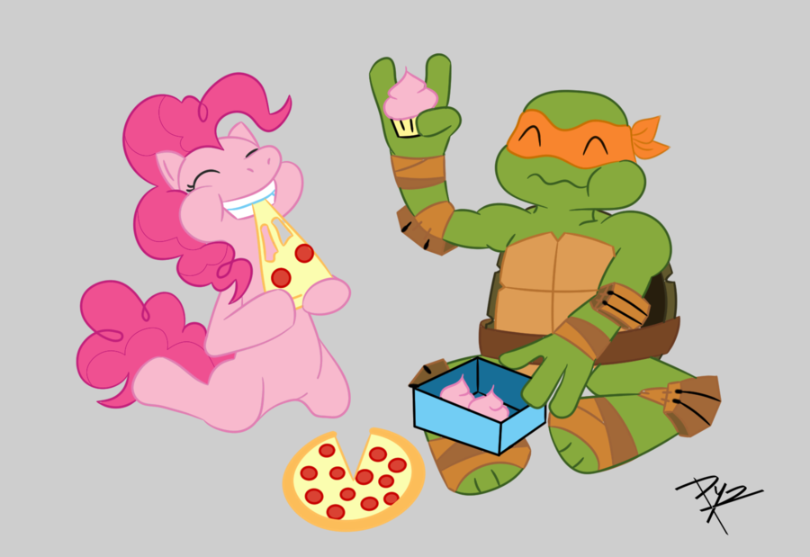 A Mlp Tmnt Crossover - Mlp Teenage Mutant Ninja Turtles (900x619)