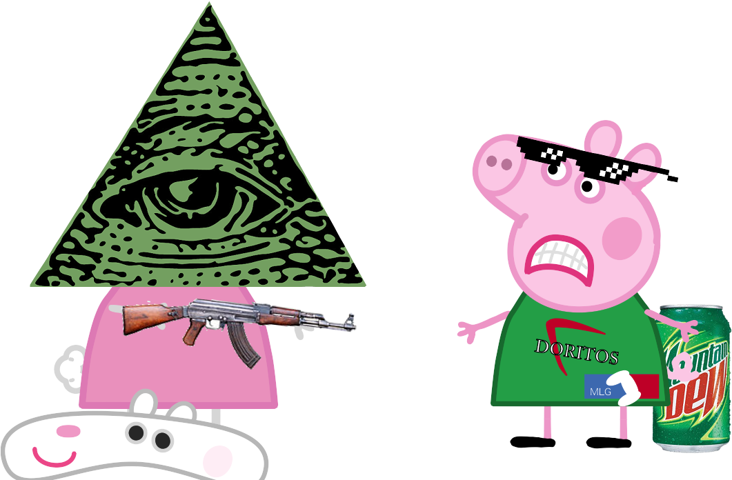 Peppa Vs Illuminati - Eye Of Providence Illuminati (1280x720)