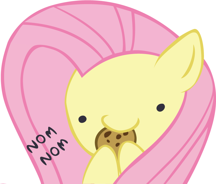 Fluttershy Rainbow Dash Pinkie Pie Applejack Pink Mammal - Fluttershy Nom Nom (850x750)