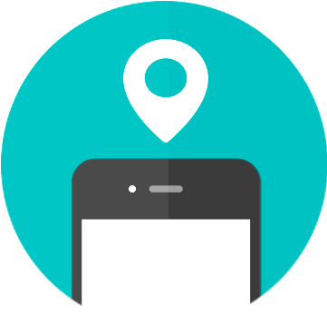 Construcción Asesorías Bastias Cab - Celular Ubicacion Png (376x376)