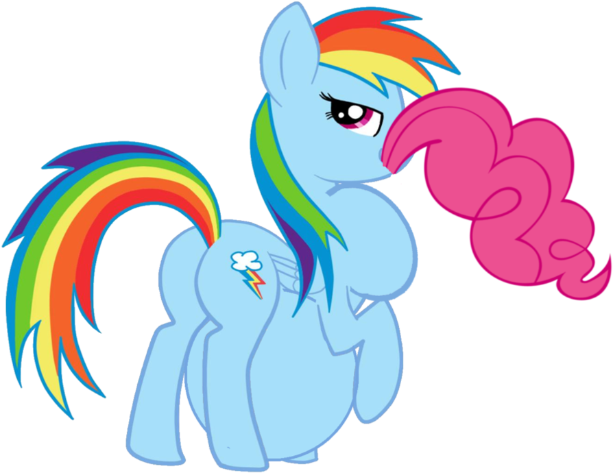 Pinkie Pie Goes Down By Dashievore - Pinkie Pie Vore Rainbow Dash (1021x783)