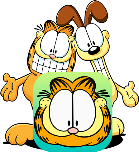 Live December - Garfield And Odie (473x494)