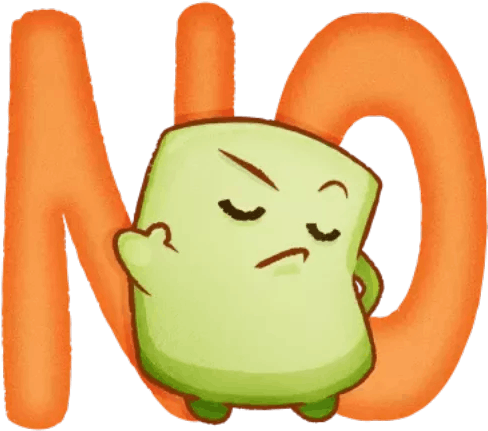 Nope - Sticker (512x512)