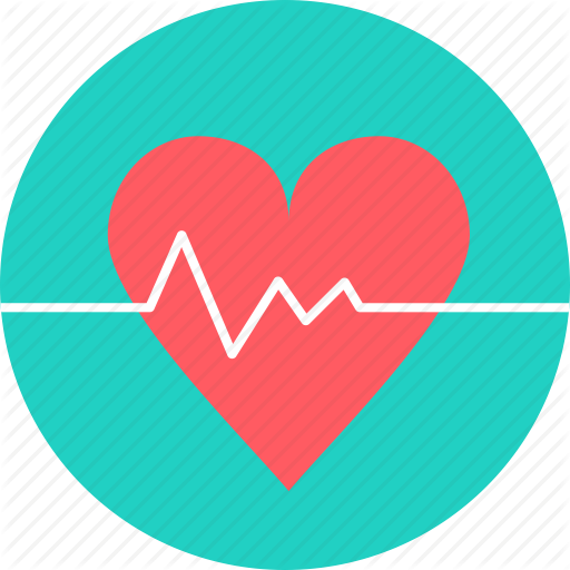 Heart Icons Ekg - Heart Ecg Icon (512x512)