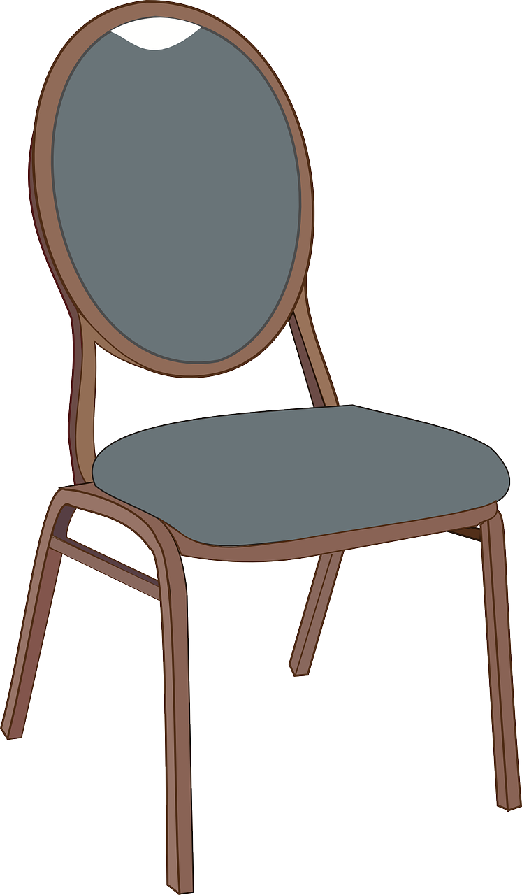 Table Chair Dining Room Garden Furniture - Conference Chair Clip Art (747x1280)