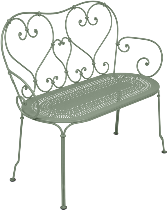 Bench - - Fermob 1900 Bench, Storm Grey (760x760)