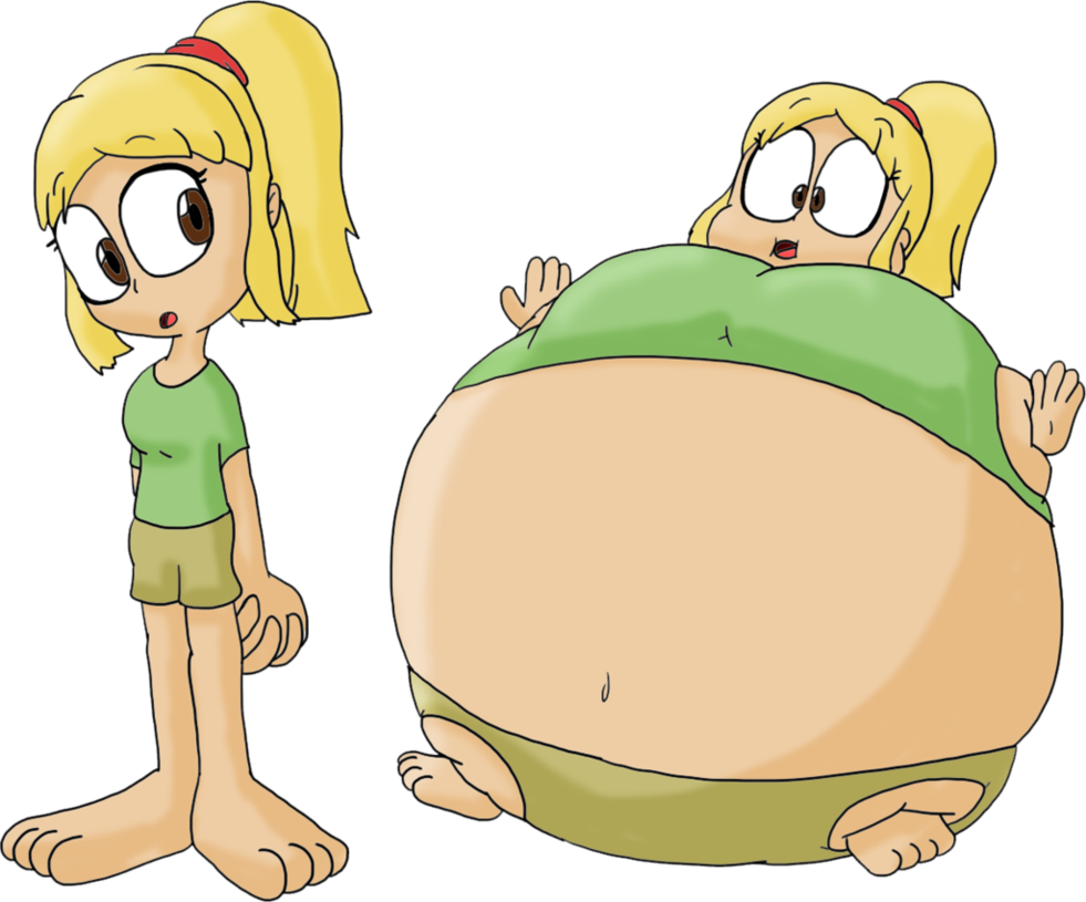 Random Girl From 'sudden Inflation' By Juacoproductionsarts - Cartoon (981x815)