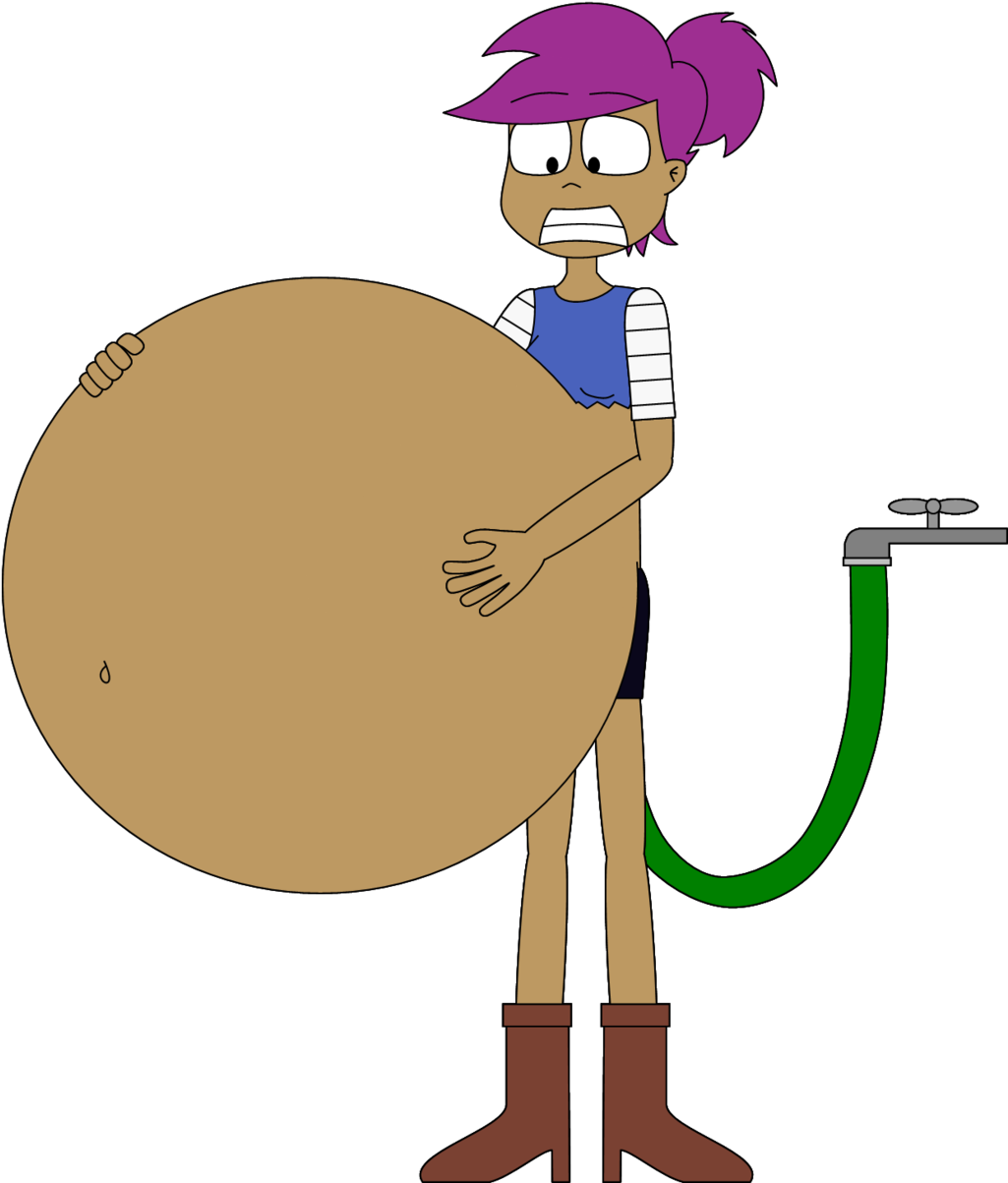 Enid's Water Inflation By Angry-signs - Ok Ko Let's Be Heroes Inflation (1024x1226)