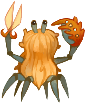 Coif Crab - Illustration (367x414)