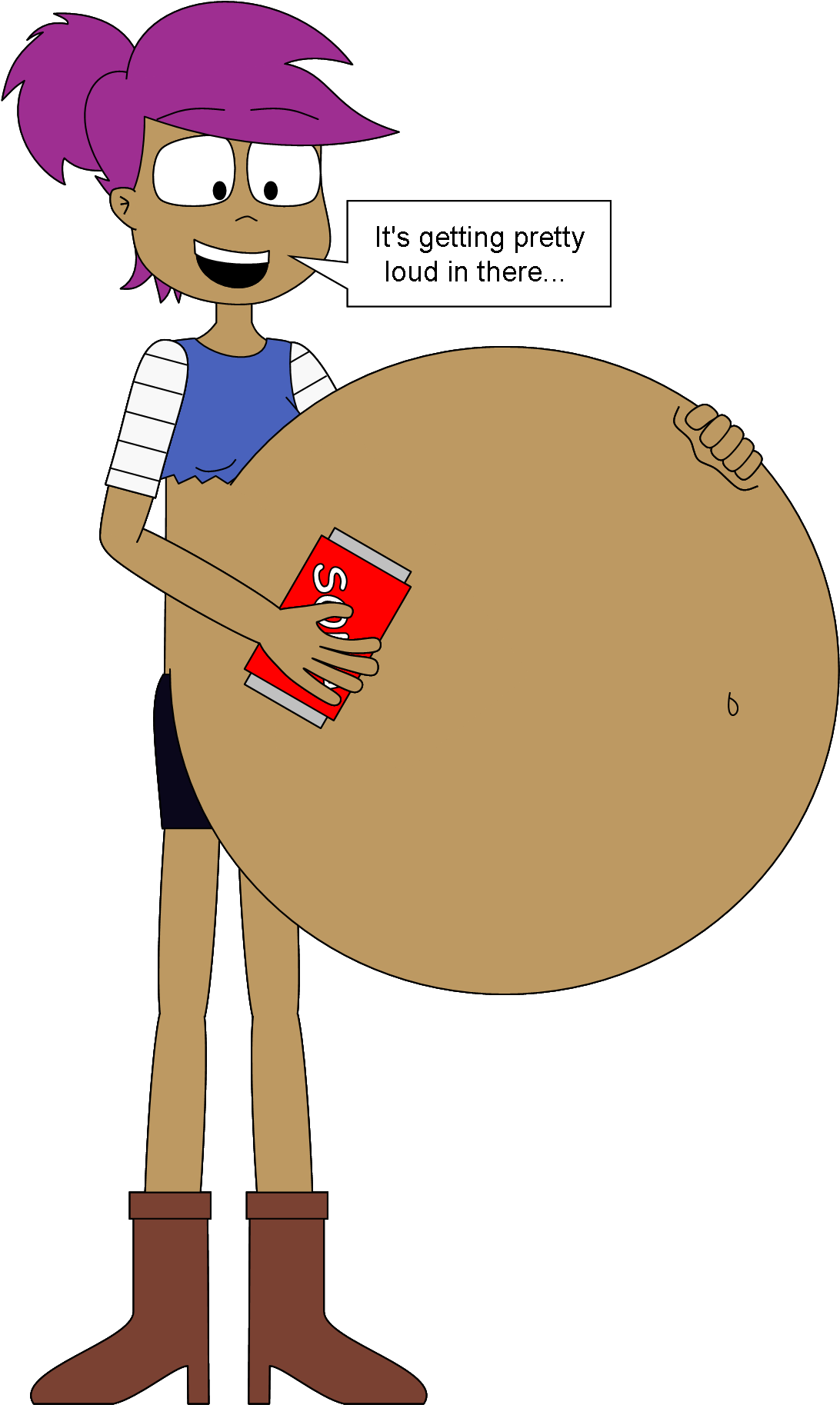 Enid Lincoln Loud Art Fizzy Drinks - Comics (1093x1864)