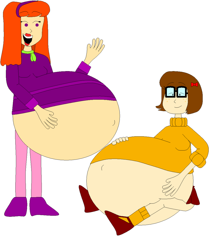 Velma And Daphne's Inflation Technique By Angry-signs - Velma Dinkley (842x949)
